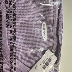 Old Navy Lavender Thermal Top